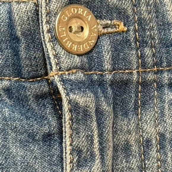 Vintage 90s Gloria Vanderbilt Cropped Jeans, Women's Size 4P - Picture 6 of 10
